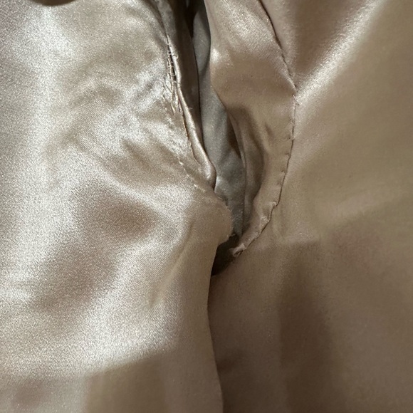 ALEXANDER MCQUEEN Peplum Leather Blazer in Neutral Tan Size 40 - Picture 6 of 10